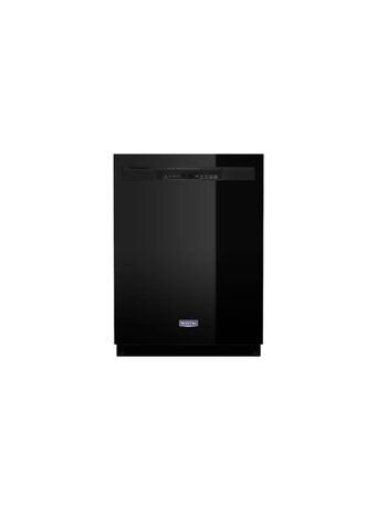 Maytag *MDB4949SKB  24 in. Black Front Control Built-In Tall Tub Dishwasher with Stainless Steel Tub and Dual Power Filtration, 50 dBA