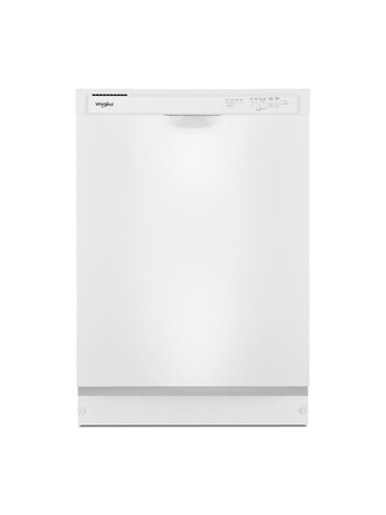 Whirlpool WDF341PAPW (NIB)Front Control 24-in Built-In Dishwasher (White) ENERGY STAR, 57-dBA