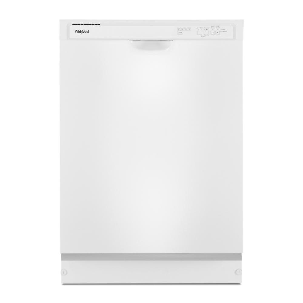 Whirlpool WDF341PAPW (NIB)Front Control 24-in Built-In Dishwasher (White) ENERGY STAR, 57-dBA