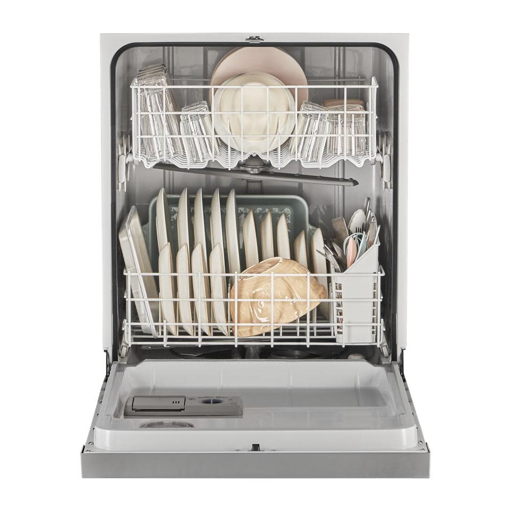 Whirlpool WDF341PAPW (NIB)Front Control 24-in Built-In Dishwasher (White) ENERGY STAR, 57-dBA