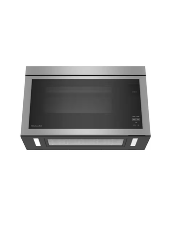 Kitchenaid *KMMF330PPS 30 in. W 1.1 cu. ft. PrintShield Stainless Steel Flush Built-In 1000-Watt Over-the-Range Microwave