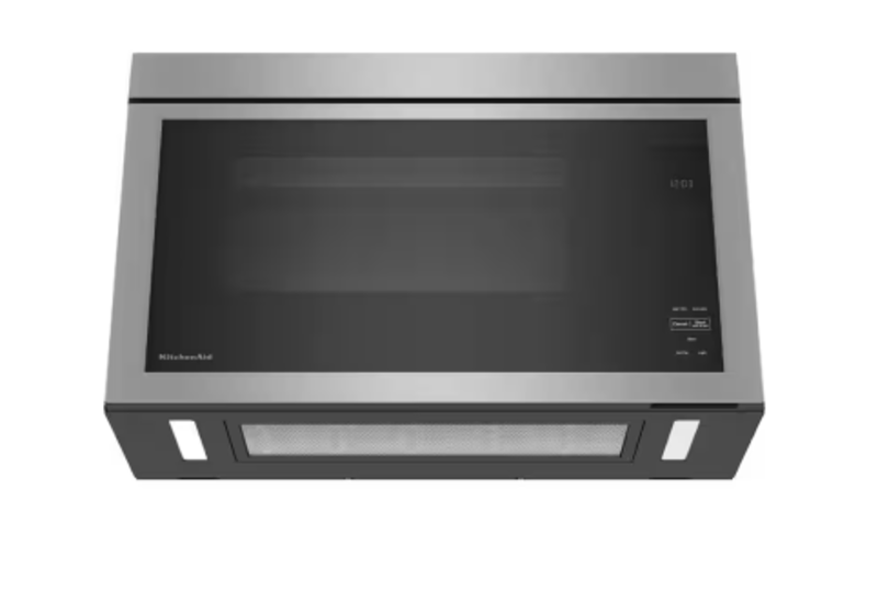 Kitchenaid *KMMF330PPS 30 in. W 1.1 cu. ft. PrintShield Stainless Steel Flush Built-In 1000-Watt Over-the-Range Microwave