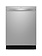 GE *PDT705SYWFS  Profile™ ENERGY STAR® Fingerprint Resistant Top Control Stainless Interior Dishwasher with Microban™ Antimicrobial Technology with Sanitize Cycle