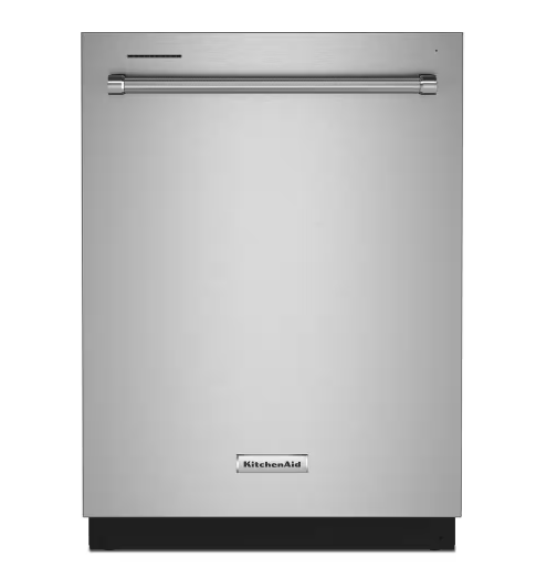 Kitchenaid *KDTM405PPS Kitchenaid 24 in. PrintShield Stainless Steel Top Control Built-In Tall Tub Dishwasher with Stainless Steel Tub, 44 dBA