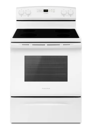 Amana *AER6303MFW   4.8 Cu. Ft. Freestanding Electric Range - White