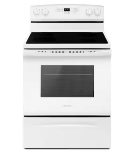 Amana *AER6603SFW  4.8 cu. ft. Freestanding Element Electric Range in White