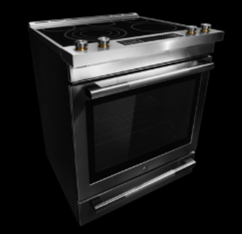 Jenn-air *JES1450ML 7.1 Cu. Ft. Slide-In Electric Convection Range with Triple-Choice Element - Stainless Steel