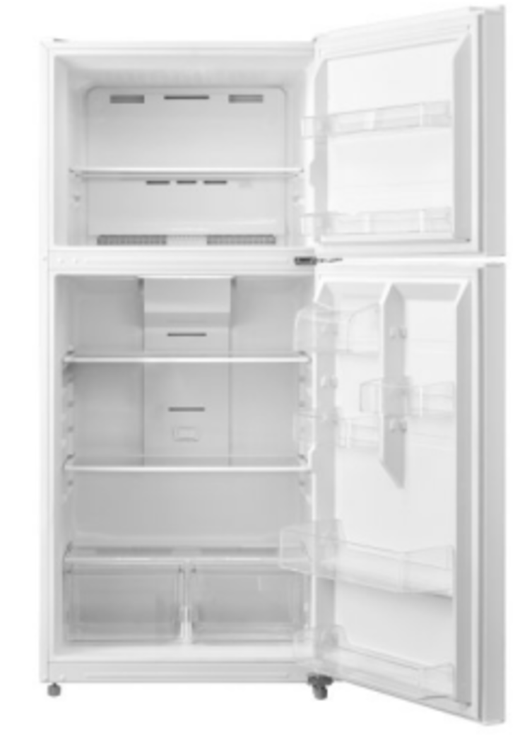 Conservator GRMH185AW  (NIB) 18.0 Cu. Ft. Top mount Refrigerator with pocket handle, frost free design, Energy Star Rated in White