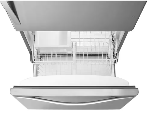 Whirlpool *WRB329DMBM  18.7 cu. ft. Bottom Freezer Refrigerator in Monochromatic Stainless Steel