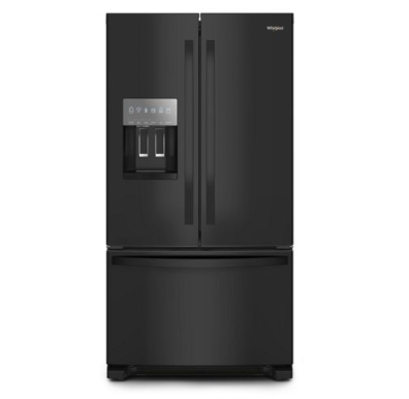 Whirlpool *WRFF3436RB  24.7 Cu. Ft. French Door Refrigerator with Elevated Deli Drawer - Black