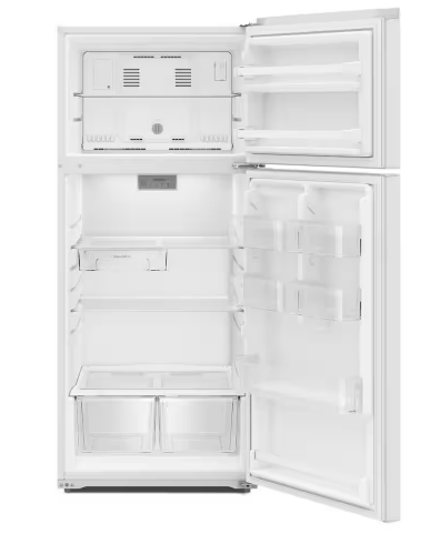 Whirlpool WHIRLPOOL WRTX5028PW 16.6 cu. ft. Built-In Top Freezer Refrigerator in White