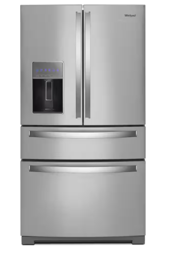 Whirlpool *WRMF7736PZ  36 in. 26 cu. ft. Standard Depth French Door Refrigerator in Fingerprint Resistant Stainless Steel with Triple Crisper