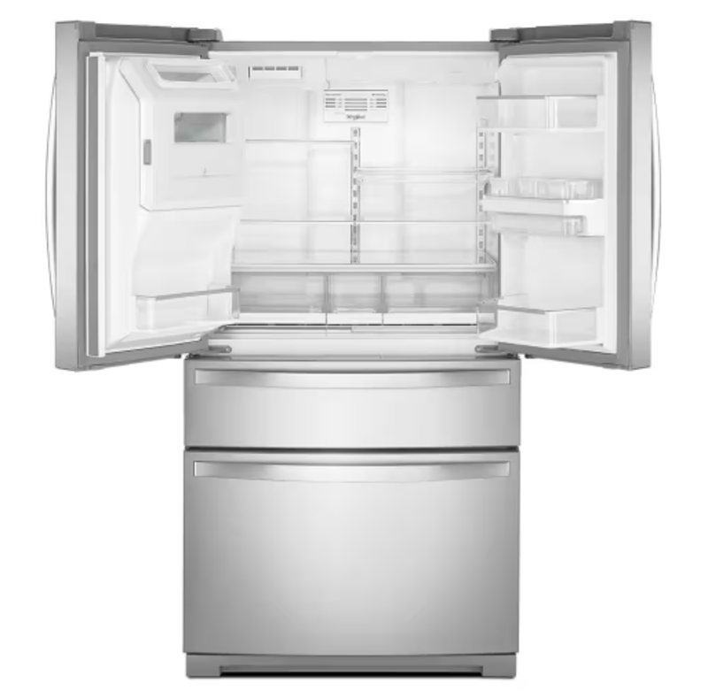 Whirlpool *WRMF7736PZ  36 in. 26 cu. ft. Standard Depth French Door Refrigerator in Fingerprint Resistant Stainless Steel with Triple Crisper
