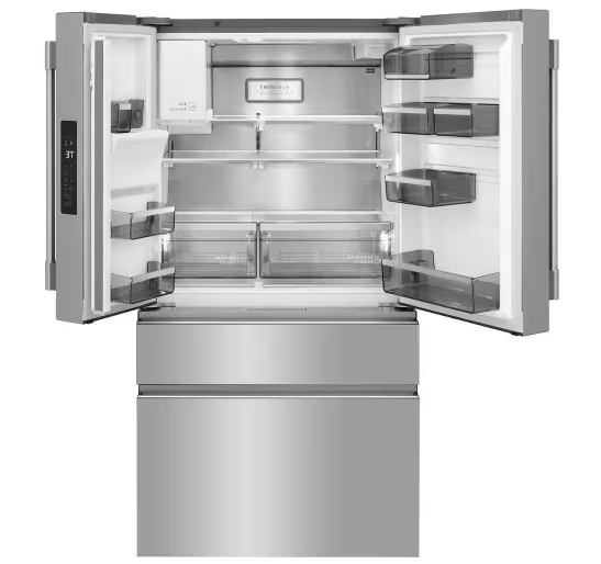 Frigidaire *PRMC2285AF  Professional 36 in. 21.4 cu. ft. Counter Depth French Door Refrigerator in Stainless Steel with Custom-Flex Temp Drawer