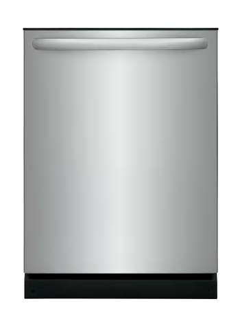 Frigidaire *FDPH4316AS  24 in Top Control Built in Tall Tub Dishwasher with Plastic Tub in Stainless Steel with 4-cycles