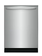 Frigidaire *FDPH4316AS  24 in Top Control Built in Tall Tub Dishwasher with Plastic Tub in Stainless Steel with 4-cycles