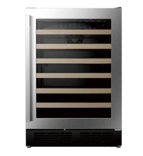 Hisense *HWS054N6SS  23.4-Inches W 54 -Bottles Stainless steel Built-in/Freestanding Indoor Wine Cooler