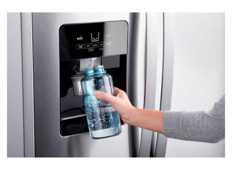 Whirlpool *WRS335SDHM  25 cu. ft. Side by Side Refrigerator in Monochromatic Stainless Steel