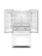 Whirlpool *WRFF3236RW  25.2 cu. ft. Full-Depth French Door Bottom Mount Refrigerator in White with Elevated Deli Drawer