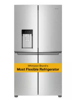 Whirlpool *WRQC7836RZ  19.2 cu. ft. Counter Depth French Door Refrigerator in Fingerprint Resistant Stainless Steel