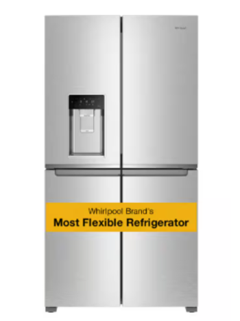 Whirlpool *WRQC7836RZ  19.2 cu. ft. Counter Depth French Door Refrigerator in Fingerprint Resistant Stainless Steel