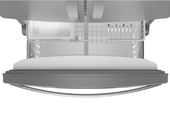 Whirlpool WRFC2036RZ - 35 in. 20 Cu. Ft. Counter-Depth French Door Bottom Mount Refrigerator in Stainless Steel with Elevated Deli Drawer