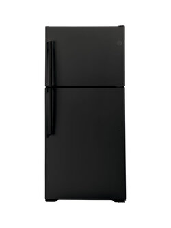 GE GTS22KGNRBB (NIB) 21.9 Cu. Ft. Garage-Ready Top-Freezer Refrigerator - Black