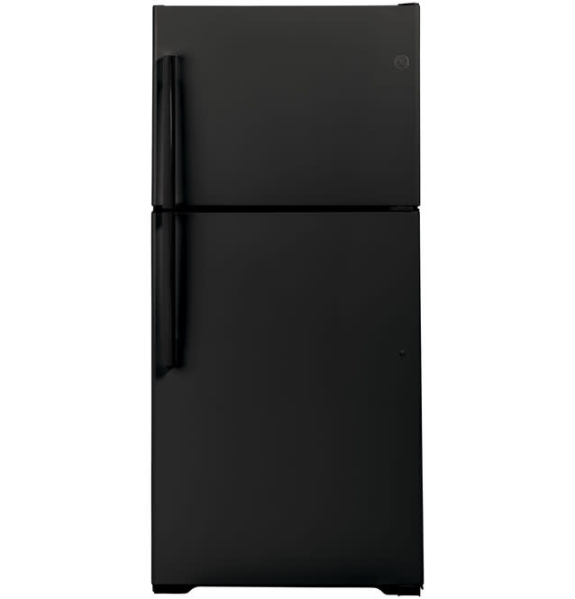 GE GTS22KGNRBB (NIB) 21.9 Cu. Ft. Garage-Ready Top-Freezer Refrigerator - Black