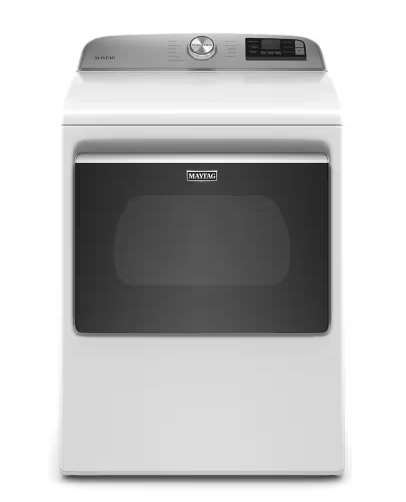 Maytag MED6230HW (NIB) 7.4 cu. ft. 240-Volt Smart Capable White Electric Dryer with Hamper Door and Advanced Moisture Sensing