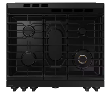 Samsung *NSG6DG8700SR  Bespoke 30 in. 6.0 cu. ft. 5 Burner Smart Slide-In Gas Range with Smart Oven Camera & Air Fry in Stainless Steel