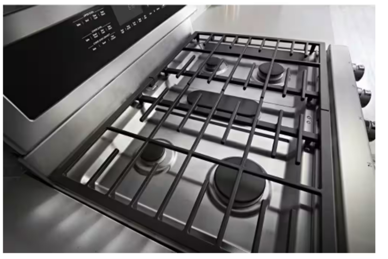 Kitchenaid *KFGD500ESS 30-Inch 5 Burner Gas Double Oven Convection Range