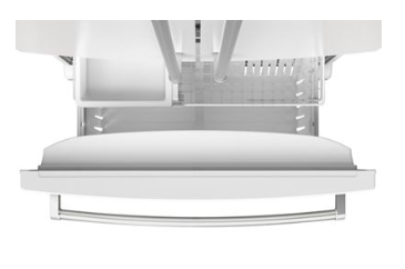 Kitchenaid *KRFC136RWH   20 cu. ft. 36" Counter Depth French Door Refrigerator with Interior Dispenser and Ice maker - White