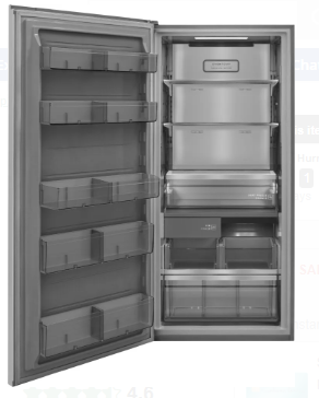 Frig Prts & Acc *PRDF1922AF  33 Inch Freezer Column with 19 Cu. Ft. Capacity, Internal Ice Maker, SpaceWise Organization, CrispSeal Crispers, EvenTemp Cooling, Door Alarm, Temperature Alarm, Field Reversible Door, Sabbath Mode and Star-K Certified