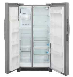 Frigidaire *GRSN2620AF  Gallery 36 in. 26 cu. ft. Standard Depth Side-by-Side Refrigerator in Stainless Steel with Internal Water Dispenser