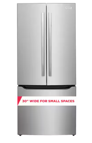 Frigidaire *GRFN2023AF  Gallery 30 in. 20 cu. ft. Standard Depth French Door Refrigerator in Stainless Steel with Internal Water Dispenser