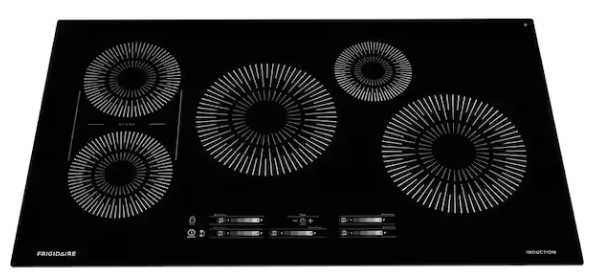 Frigidaire *FCCI3627AB 36 in. Induction  Cooktop in Black with 5 Burner Elements, including Bridge Burner for Griddle