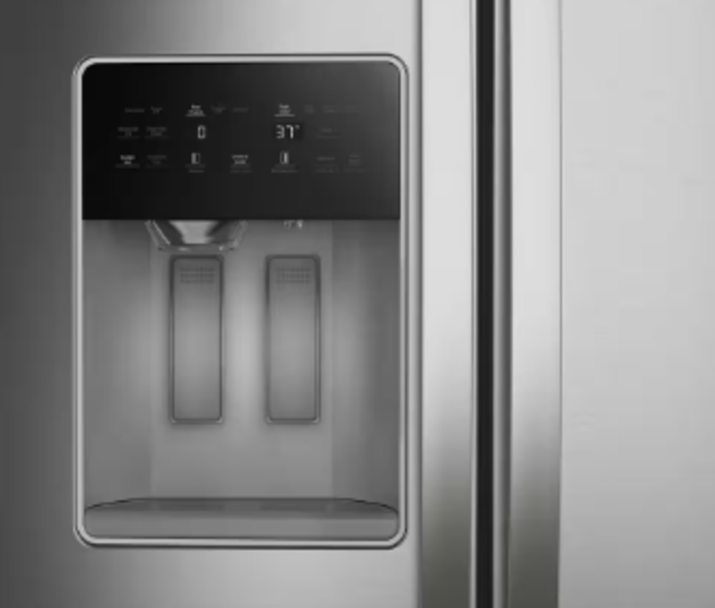 Whirlpool *WRSC5536RZ  20.55 cu ft. Counter Depth Side-by-Side Refrigerator in Fingerprint Resistant Stainless Steel with TruCool System