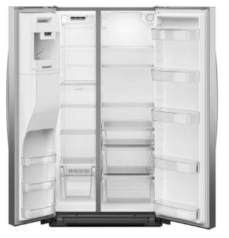 Whirlpool *WRSC5536RZ  20.55 cu ft. Counter Depth Side-by-Side Refrigerator in Fingerprint Resistant Stainless Steel with TruCool System