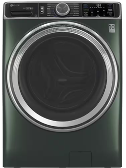 GE *PFW955SPWGN  Profile 5.5 cu. ft. Capacity Smart Front Load Washer with UltraFresh Vent System Plus, PowerSteam, Smart Wash Plus Rinse in Jade Green
