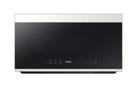 Samsung *ME21DB670012  Bespoke 2.1-cu ft 29.87-in Over-the-Range Microwave with Sensor Cooking ( White Glass)