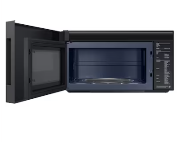 Samsung *ME21DB670012  Bespoke 2.1-cu ft 29.87-in Over-the-Range Microwave with Sensor Cooking ( White Glass)