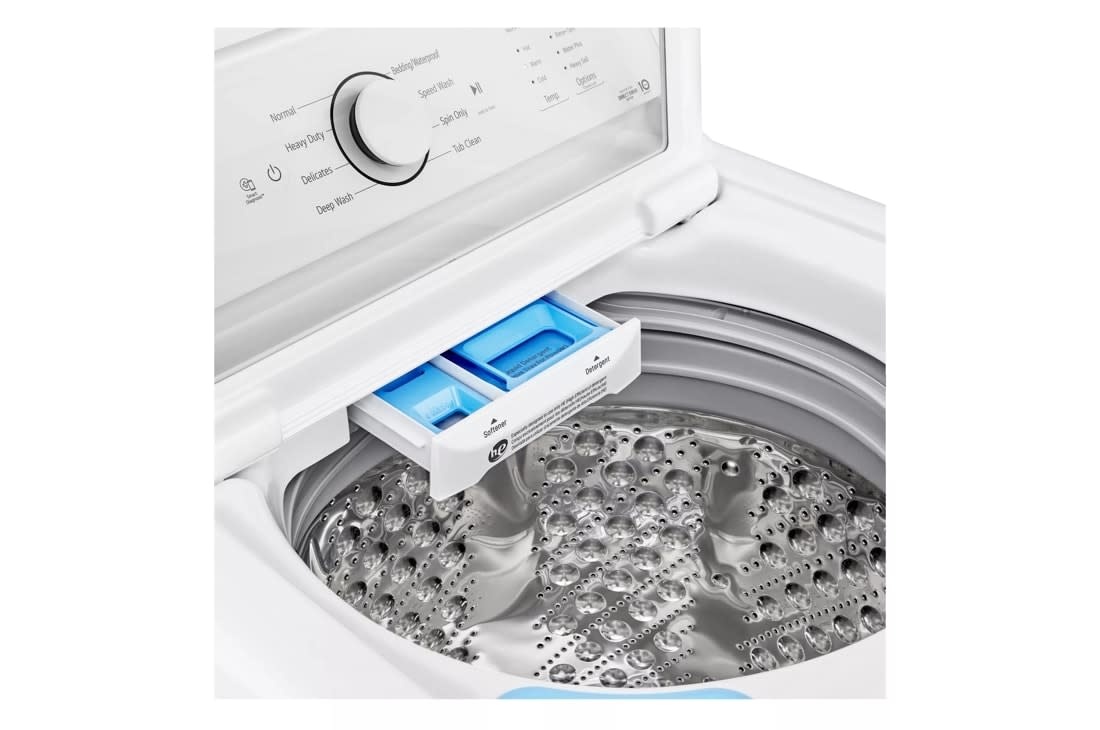 LG WT6100CW  (NIB) 4.3 Cu. Ft. High-Efficiency Top Load Washer with SlamProof Glass Lid - White