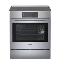 Bosch *HII8057U  800 Series 30 in. 4.6 cu. ft. 4 Burner Slide-In Induction Range with Self-Cleaning Convection Oven in Stainless Steel