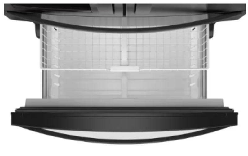 Whirlpool *WRMF3636RB  24.5 cu. ft. Wide French Door Bottom Mount Refrigerator in Black with Maximum Ice Capacity