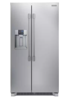Frigidaire *PRSC2222AF  Professional 36 in. 22.3 cu. ft. Counter Depth Side-by-Side Refrigerator in Smudge-Proof Stainless Steel