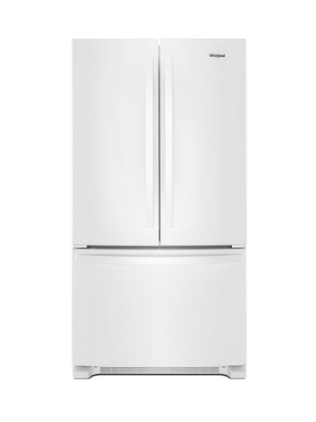 Whirlpool *WRFF3036RW  36-Inch Wide Full-Depth French Door Bottom Mount Refrigerator - 25 cu. ft. in White