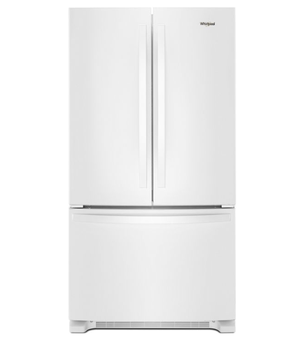 Whirlpool *WRFF3036RW  36-Inch Wide Full-Depth French Door Bottom Mount Refrigerator - 25 cu. ft. in White