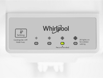 Whirlpool *WRTX5028PM  16.6 cu. ft. Built-In Top Freezer Refrigerator in Stainless Steel