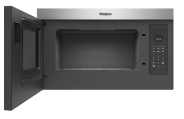 Whirlpool *WMMF5930PZ  30 in. 1.1 cu. ft. Flush Mount Over-the-Range Microwave in Fingerprint Resistant Stainless Steel with Turntable Free Design
