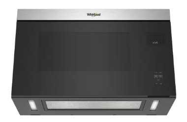 Whirlpool *WMMF5930PZ  30 in. 1.1 cu. ft. Flush Mount Over-the-Range Microwave in Fingerprint Resistant Stainless Steel with Turntable Free Design